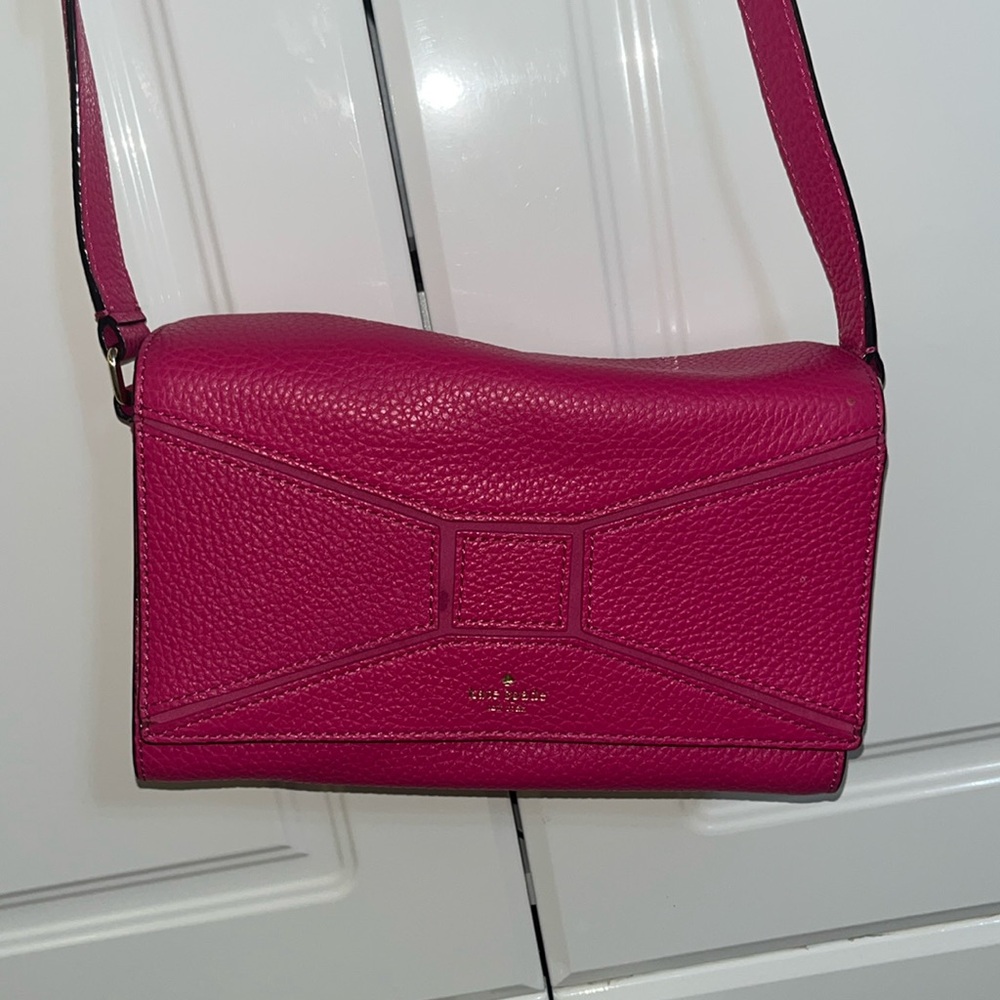 Kate Spade Hot Pink Cross Body Bag